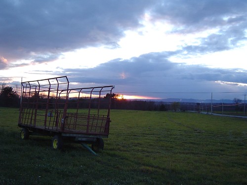 farm sunsets