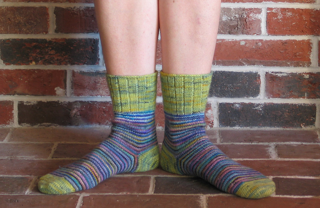 stashbuster socks | This pair of socks was made from Koigu l… | Flickr
