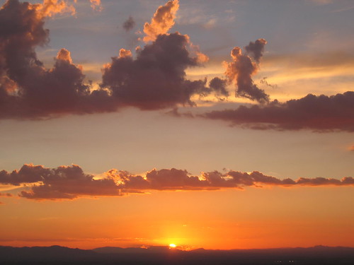 sunset arizona hiking peak squaw piestewa