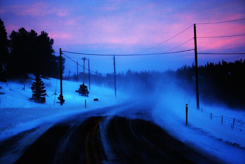 road winter snow colorado nederland ©photodude