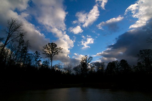 xmas blue sky clouds georgia landscape warnerrobins december2006 xmas2006