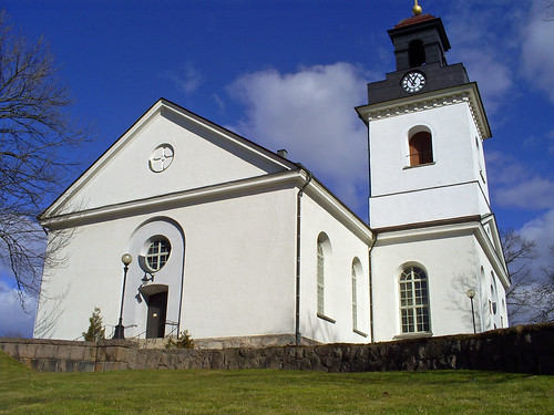 sky church grass sweden Åmål