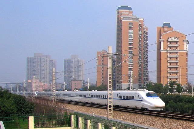 The N525 - Shanghai to Hangzhou - CRH - 上海 中国