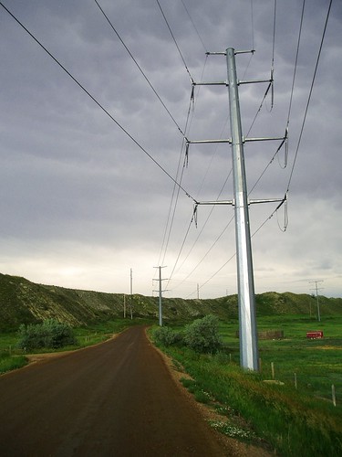 road light sky storm green tower clouds landscape colorado fortcollins powerlines gregyounger