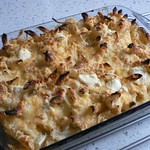 Maccaroni and cauliflower with four cheeses 001