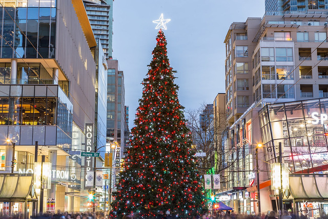 Robson Square Christmas Tree 2016