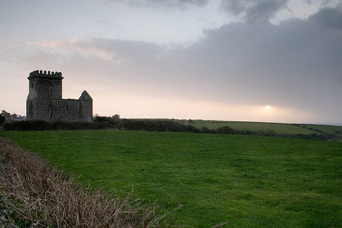 ireland sunset church landscape hook wexford knightstemplar countywexford templetown 400d eos400d canoneos400d