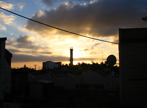 maalelevona shomron israel settlement sunset tower