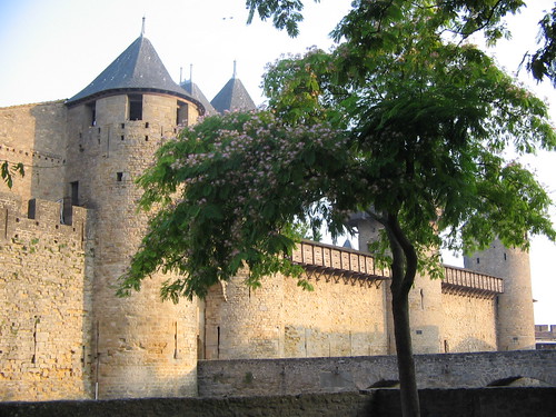 door france castle medieval carcassonne