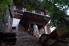 Steps to Taktsang monastery (Tiger Nest)