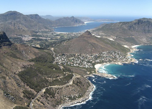 ocean africa southafrica view capetown aerial atlantic cape peninsula llandudno houtbay