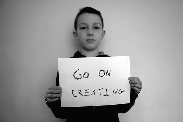 Go on creating