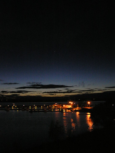 sunset wisconsin docks ashland lakesuperior chequamegonbay