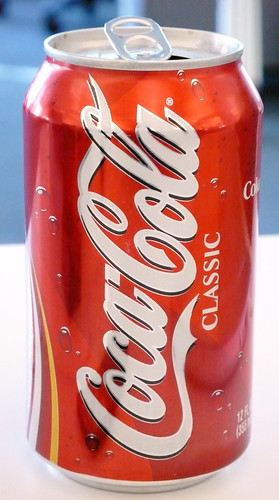A can of coke as taken with new camera...