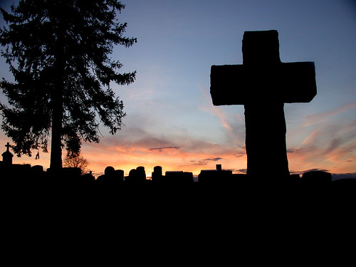 sunset cemetery nikon cross pennsylvania pa bally nikoncoolpix995 e995 dcsaint