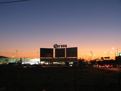sunset geotagged billboard corona