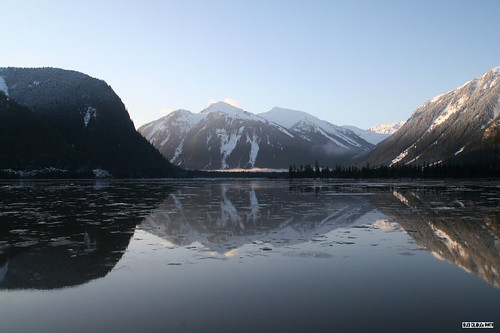 winter canada water sunrise river photography photo bc image canon20d picture pic skeena photograph princerupert relections tamronlens challengeyouwinner chadgraham skenariver