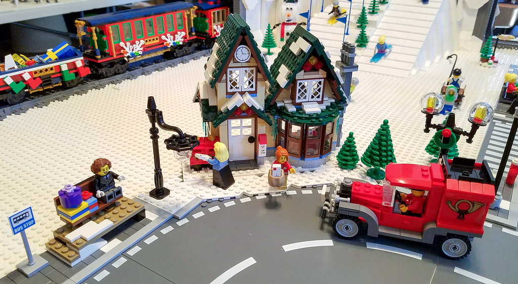 Lego Christmas Village and Holiday Train