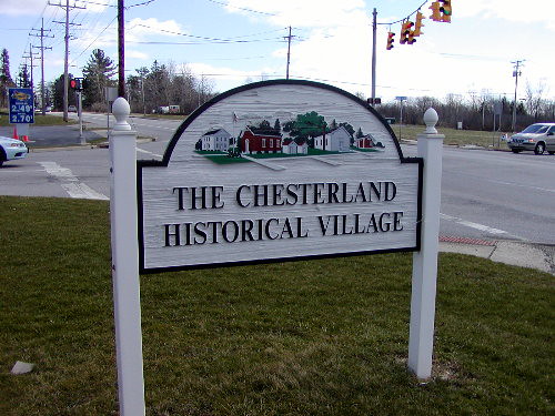 The Chesterland Historical Village sign | Flickr - Photo Sharing!