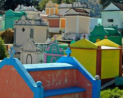 colorful tombs