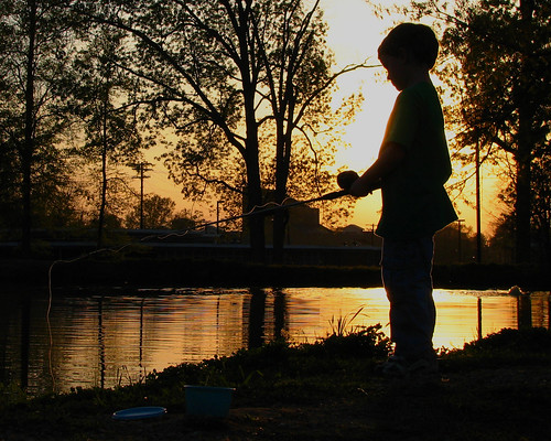silhouette fishing sunset eckiespond mississippistateuniversity pond starkville mississippi bestofmississippi rogersmith