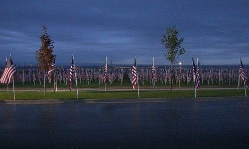 us 911 flags tribute crossroads
