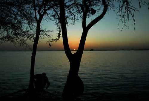 sunset white sudan nile khartoum omdurman manaf azani