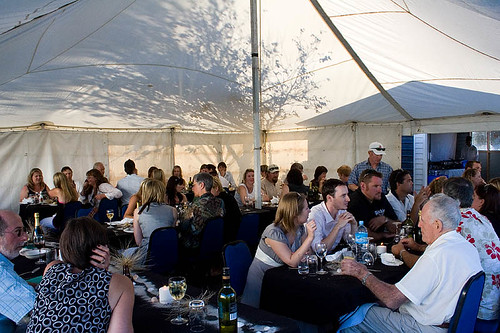 wedding newzealand guests reception tepahu 20070217