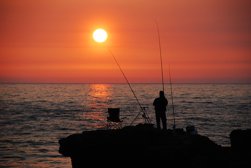sunset sea sky sun fishing explore siluette 10faves aplusphoto
