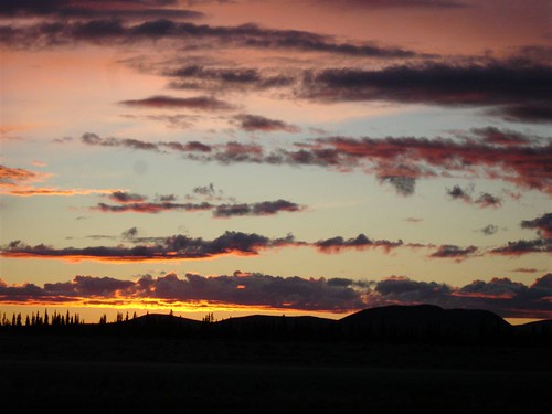 sunset weather alaska clouds