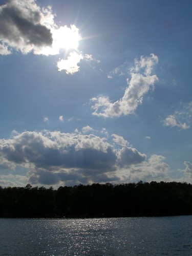 park trees light sky cloud sun lake nature water clouds outdoors shine bright cloudy sportsmanslakepark