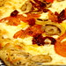 pizza   hot from oven   vegan garlic cream sauce    MG 1680