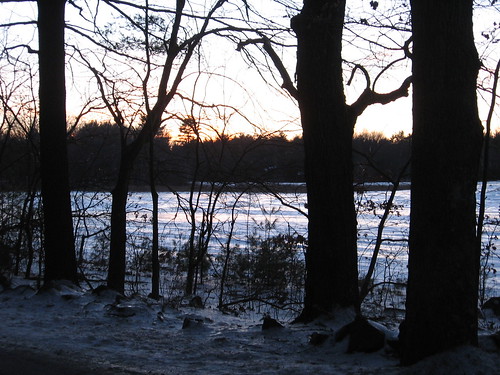 sunset snow field norfolk norfolkma