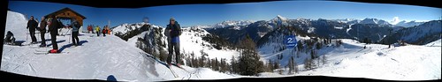 panorama alps austria österreich skiing pongau zauchensee skiamade