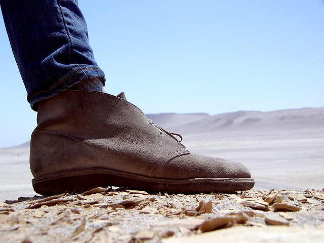 Desert boot in Paracas