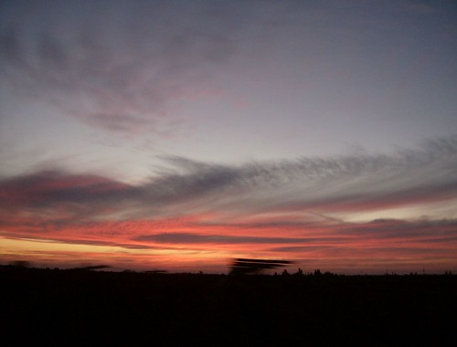 california sunset sky sanger