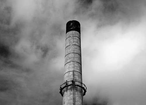 chimney blackandwhite bw tower digital d50 photo workers nikon industrial massachusetts stack worker newbedford