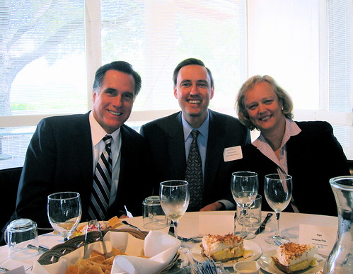 Mitt Romney & Meg Whitman