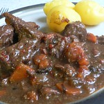 Beef in red wine