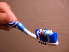 Right amount of toothpaste