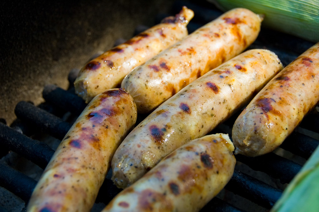 Homemade Chicken And Apple Smoked Sausages - Homemade Chicken And Apple Smokin And Grillin With Ab Candied Yams