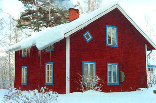 houses winter house snow ice is sweden 1993 100views abc snö 90s hus jämtland faluröd falured minolta7000 bomsund