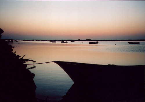sea summer sky portugal water sunrise river boats fishing algarve riaformosa cabanas cabanasdetavira
