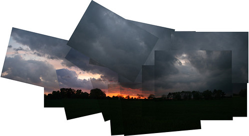 sunset england cloud weather landscape lincolnshire montage billingborough