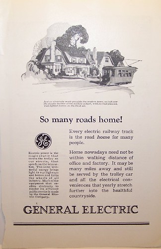 GE Streetcar ad, September 1925