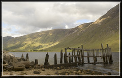 Abandoned jetty, Coire da Choimhid, Loch Etive