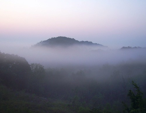 morning travel mist mountains fog dawn huntington hills westvirginia blogged hts khts