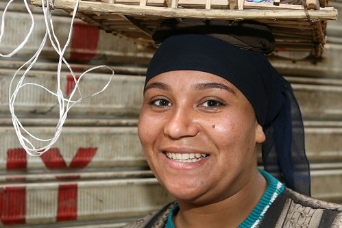 Woman in Cairo Bazaar