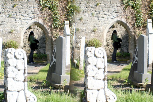 ireland irish church stone sarah stereoscopic stereogram stereophoto stereophotography 3d ruins medieval stereo stereograph parallel friary adare loreo