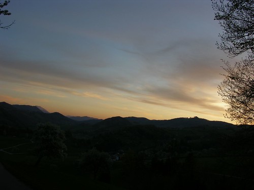 sunset austria kirchberg